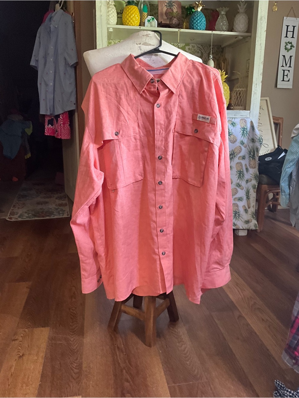 Magellan size 2 XL long sleeve button up